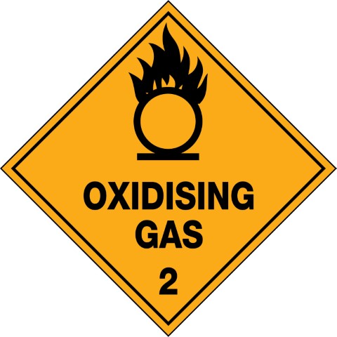 SIGN HAZCHEM OXIDISING GAS 2 270x270 METAL H2.4